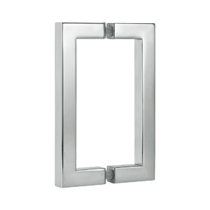 Square Type Back-to-Back Pull Handle 8 x 8 in