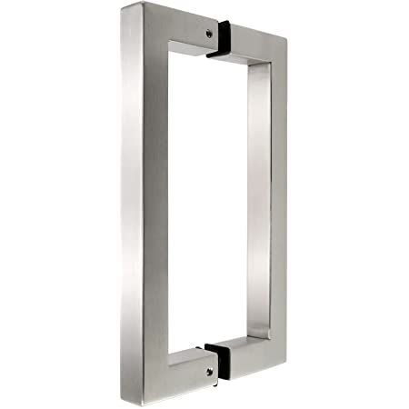 Square Type Back-to-Back Pull Handle 8 x 8 in