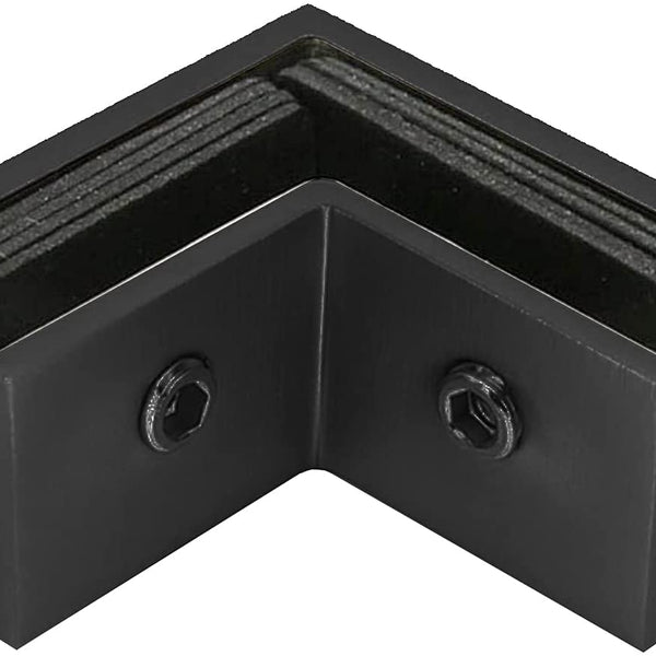 90 Degree "Sleeve Over" Glass Clamps 10 mm