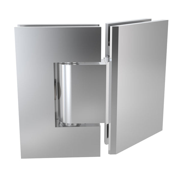 Glass to Glass 180 Degree Standard Shower Hinge 90 x 55 mm