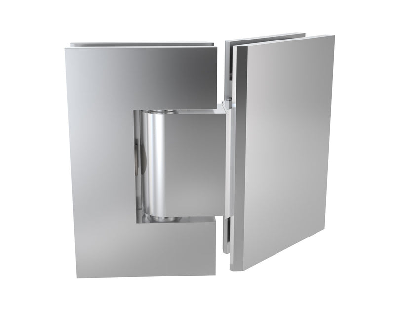 Glass to Glass 180 Degree Standard Shower Hinge 90 x 55 mm
