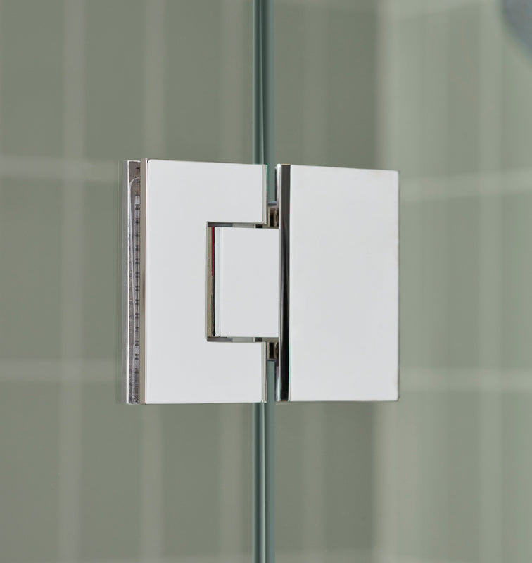 Glass to Glass 135 Degree Standard Shower Hinge 90 x 55 mm